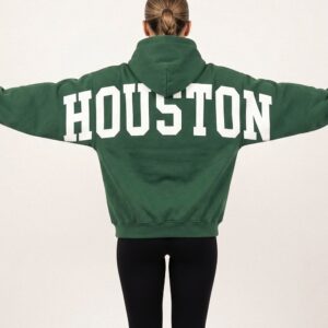 Otngadej Houston Hoodie - Heavyweight Oversized Collegiate Sweatshirt