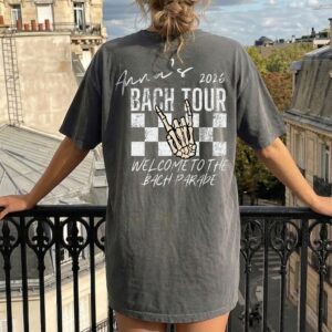 Anna's 2026 Bach Tour Shirt - Emo Rock Bachelorette Party Graphic Tee (uepcyhjd)