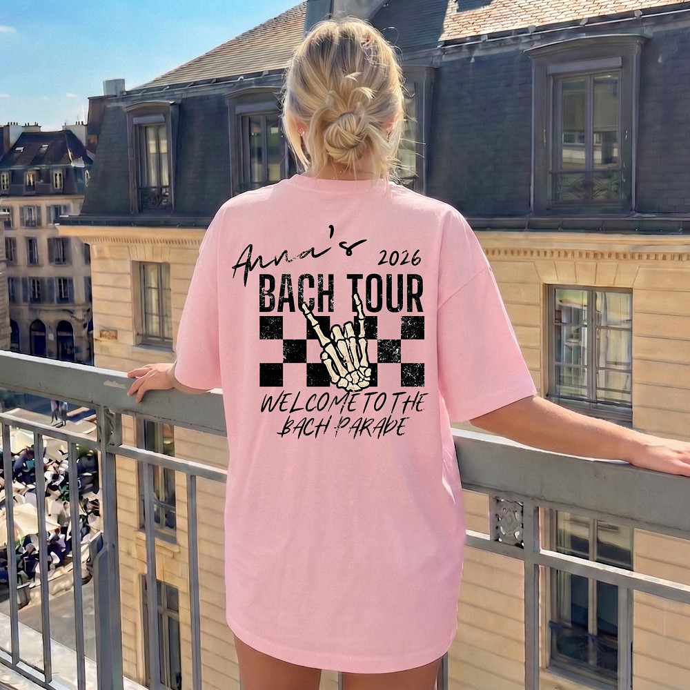 Anna's 2026 Bach Tour Shirt - Emo Rock Bachelorette Party Graphic Tee (uepcyhjd)