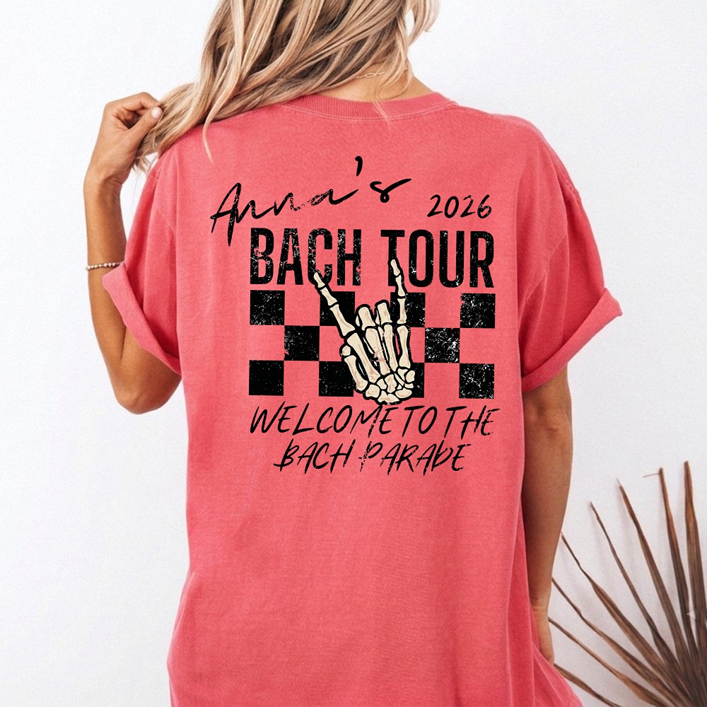 Anna's 2026 Bach Tour Shirt - Emo Rock Bachelorette Party Graphic Tee (uepcyhjd)