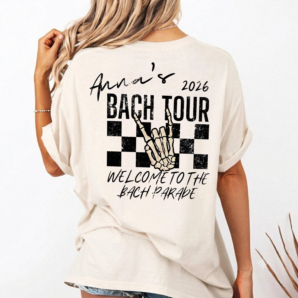 Anna's 2026 Bach Tour Shirt - Emo Rock Bachelorette Party Graphic Tee (uepcyhjd)