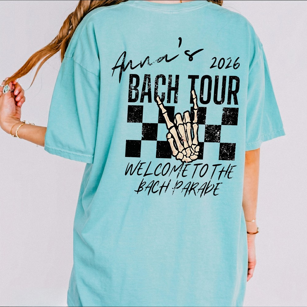 Anna's 2026 Bach Tour Shirt - Emo Rock Bachelorette Party Graphic Tee (uepcyhjd)