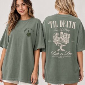 Custom Til Death Do Us Party Bachelorette Shirt | Ride or Die Tee