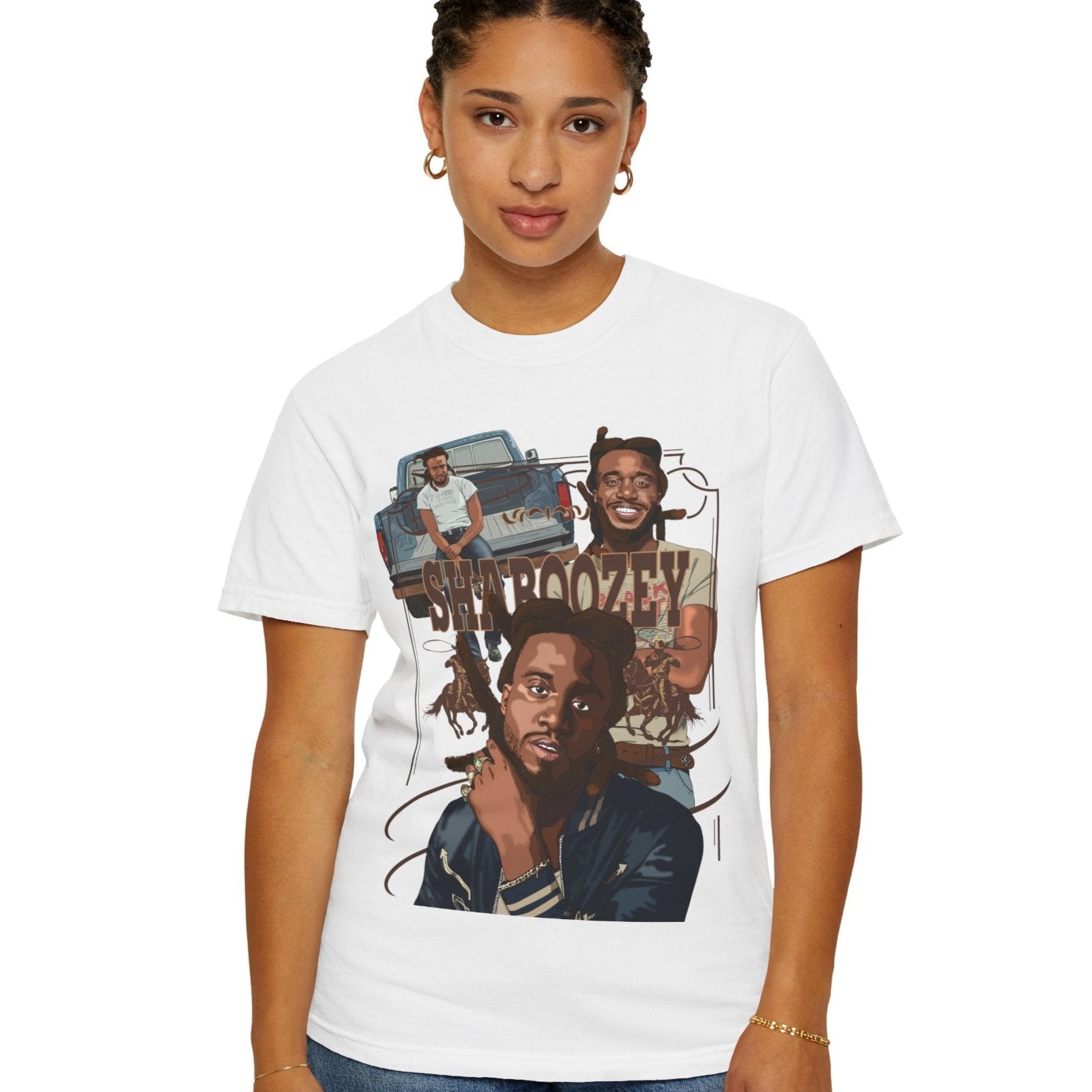 Shaboozey Vintage Truck Graphic Tee - Country Rap T-Shirt