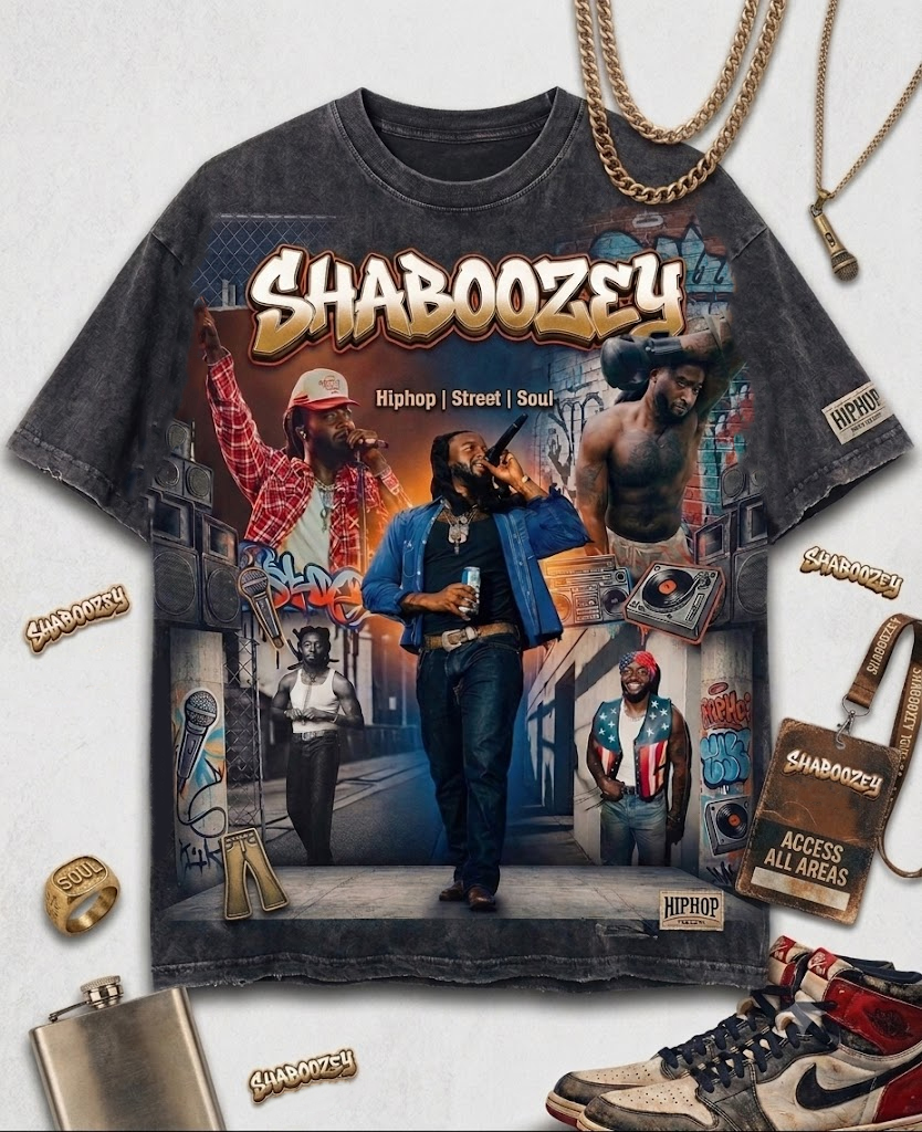 Shaboozey Vintage Bootleg Rap Tee - 90s Hip Hop Graphic Shirt