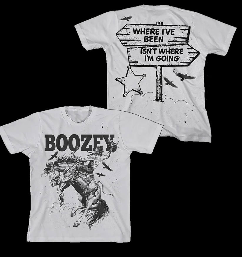 Shaboozey Bucking Bronco Shirt - Where I've Been Graphic Tee