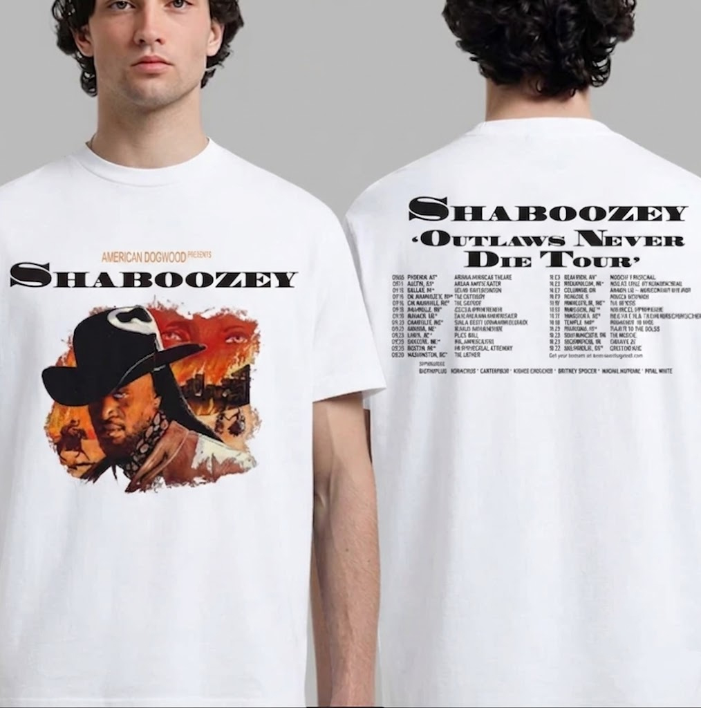 Vintage Shaboozey American Dogwood Graphic Tee - Western Shirt