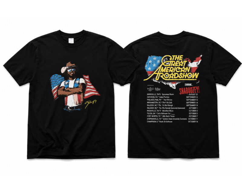 Vintage Shaboozey Great American Roadshow Tour T-Shirt