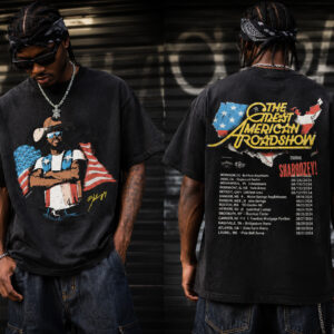 Vintage Shaboozey Great American Roadshow Tour T-Shirt