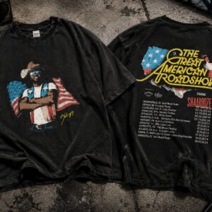 Vintage Shaboozey Great American Roadshow Tour T-Shirt