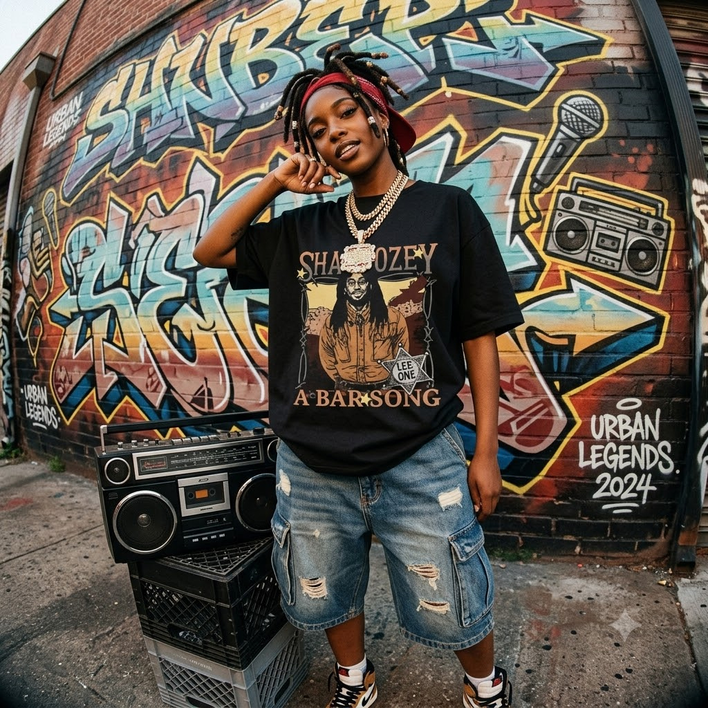 Shaboozey A Bar Song Vintage Shirt - Country Rap Tee bvdkrmgo