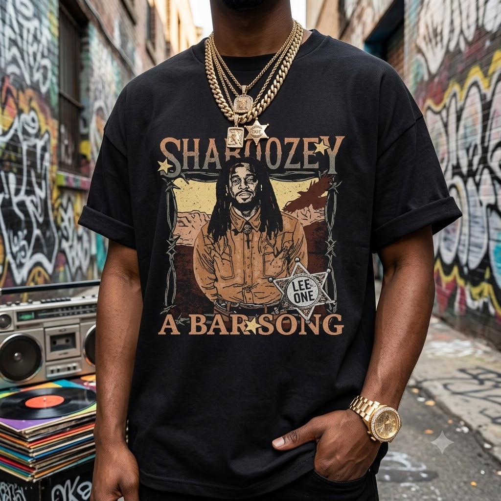 Shaboozey A Bar Song Vintage Shirt - Country Rap Tee bvdkrmgo