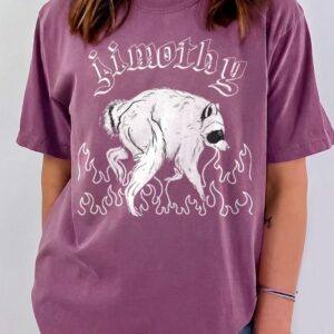 Jimothy Raccoon Graphic Tee - Weird Surreal Meme Shirt