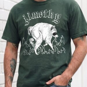 Jimothy Raccoon Graphic Tee - Weird Surreal Meme Shirt
