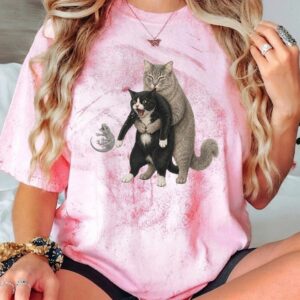 uvlbimhj Hold Me Back Funny Cat Meme Graphic Tee