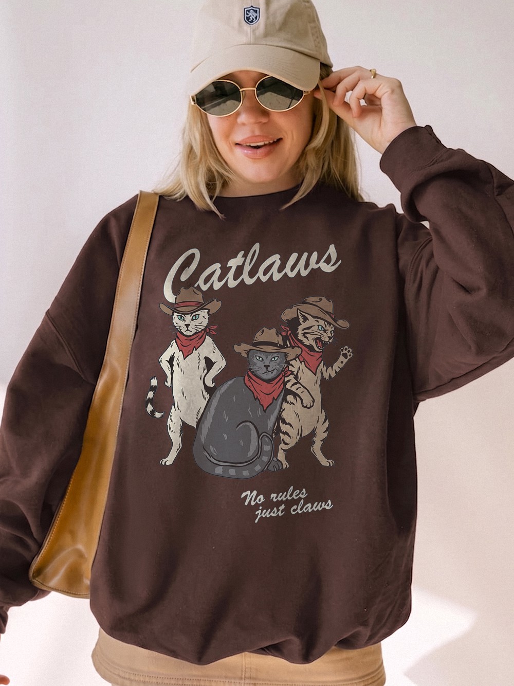 Catlaws Cowboy Cat Graphic Tee - Pink Tie Dye Western Shirt