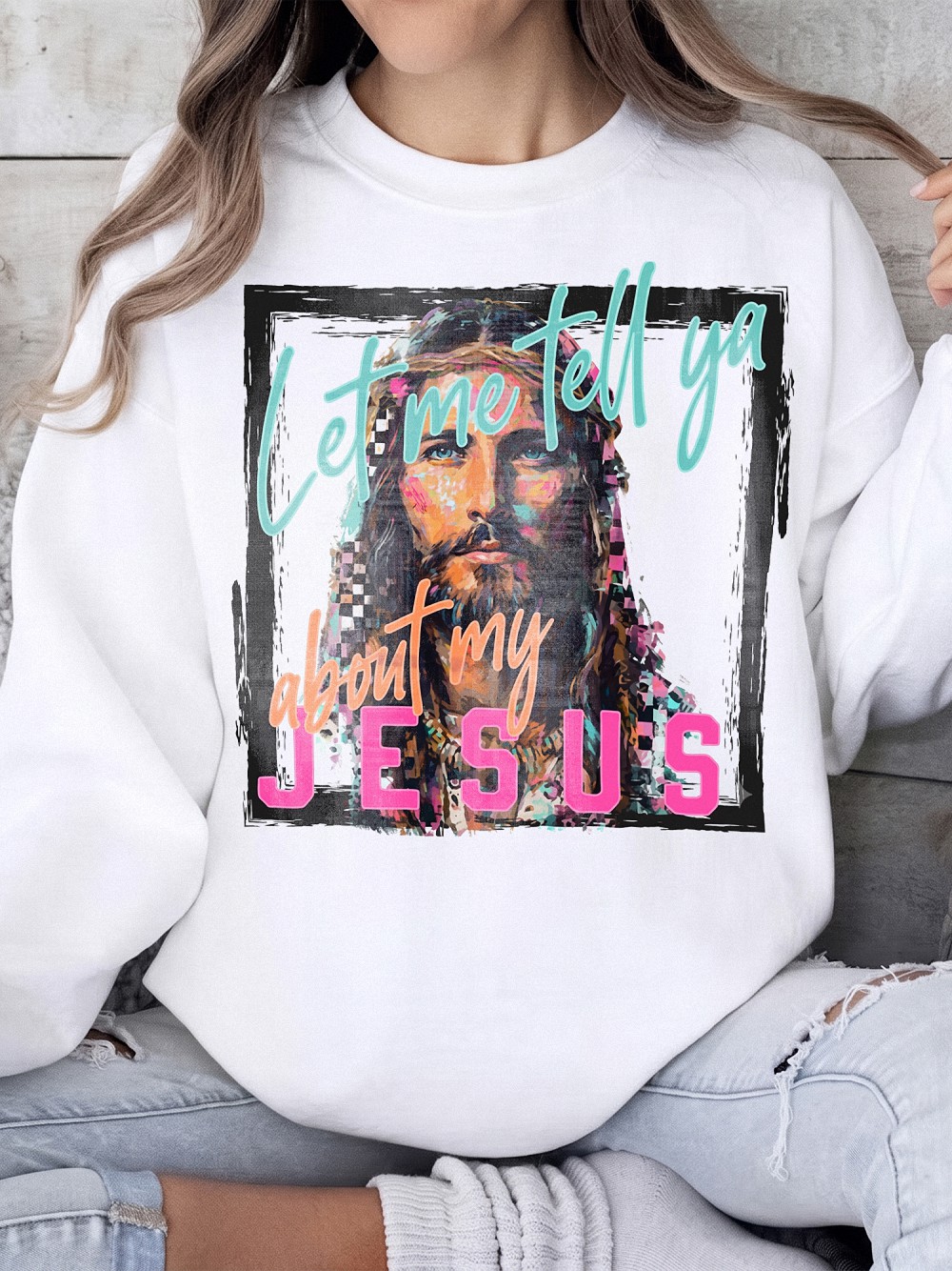 Let Me Tell Ya About My Jesus Shirt - Retro Christian Graphic Tee