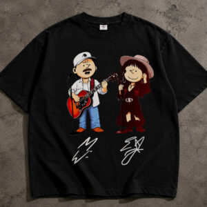Morgan Wallen & Lainey Wilson Peanuts Style Country Tee laxgnqsm
