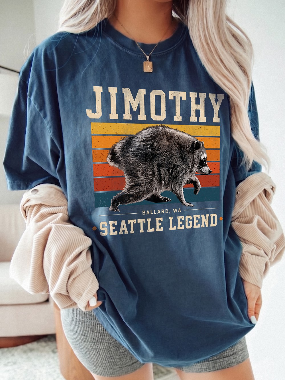 AST Jimothy Ballard WA Raccoon Tee - Seattle Legend Shirt