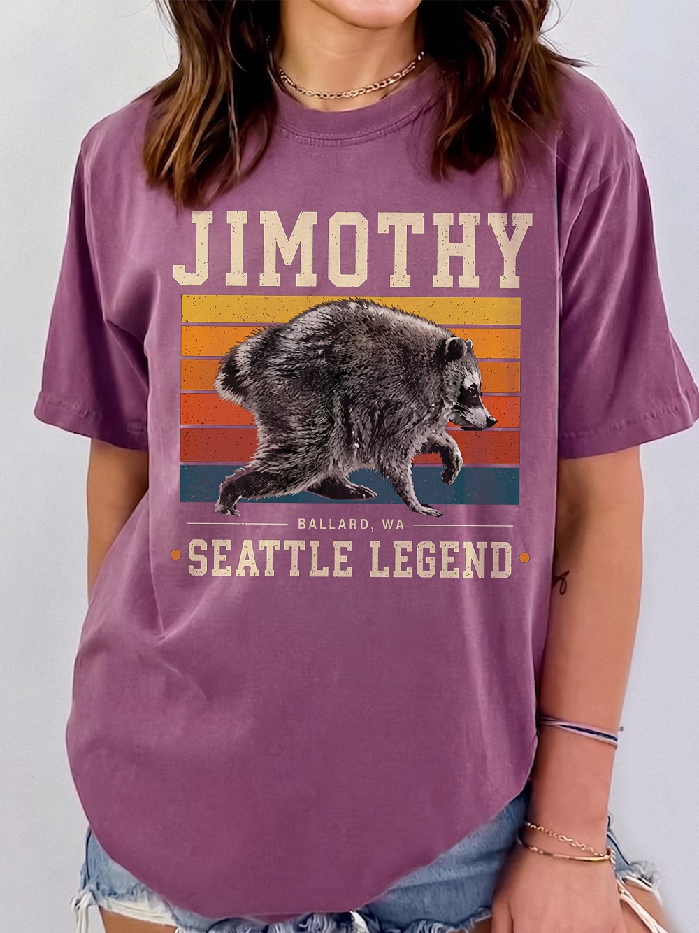 AST Jimothy Ballard WA Raccoon Tee - Seattle Legend Shirt