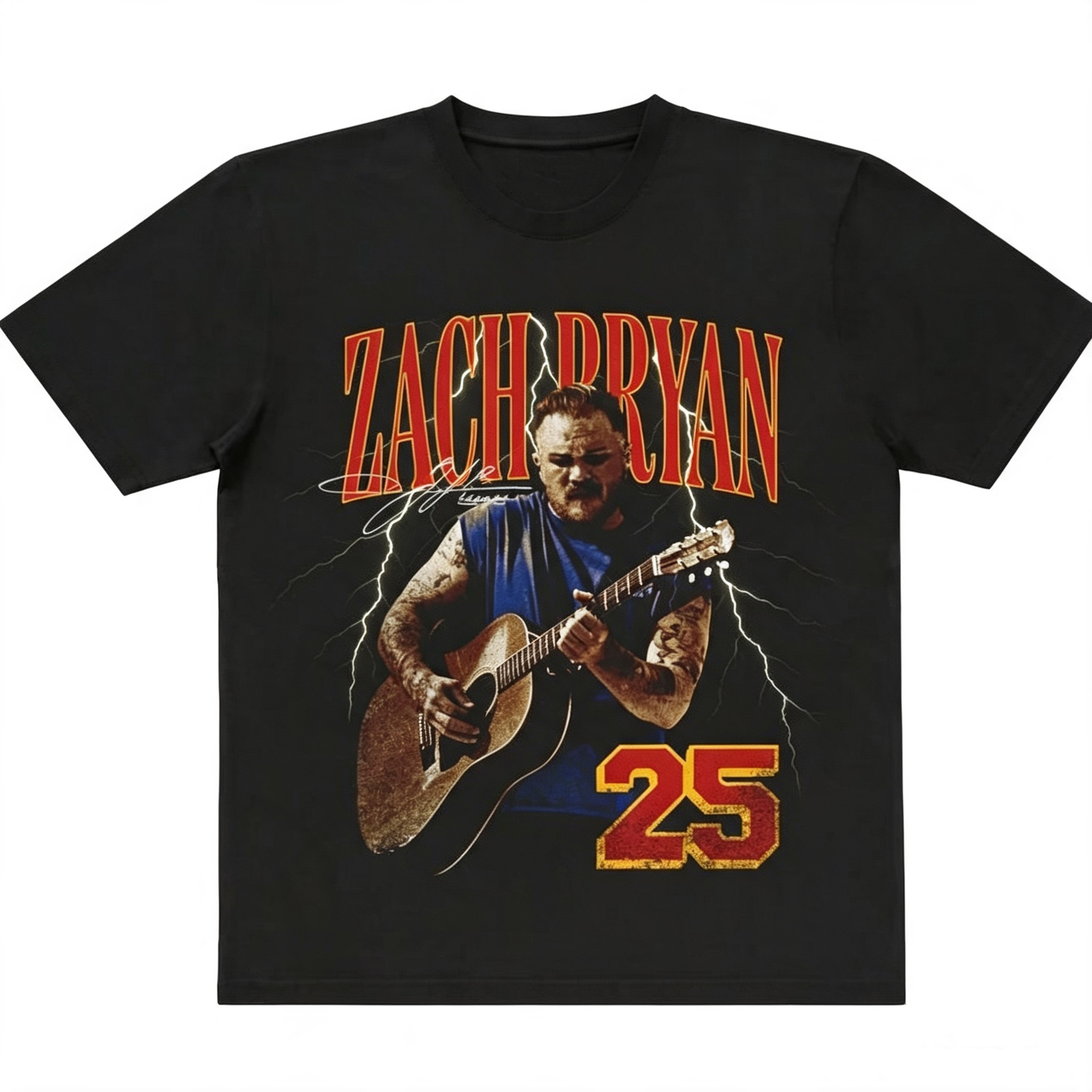 Zach Bryan 25 Vintage Bootleg Shirt | Country Music Fan Tee
