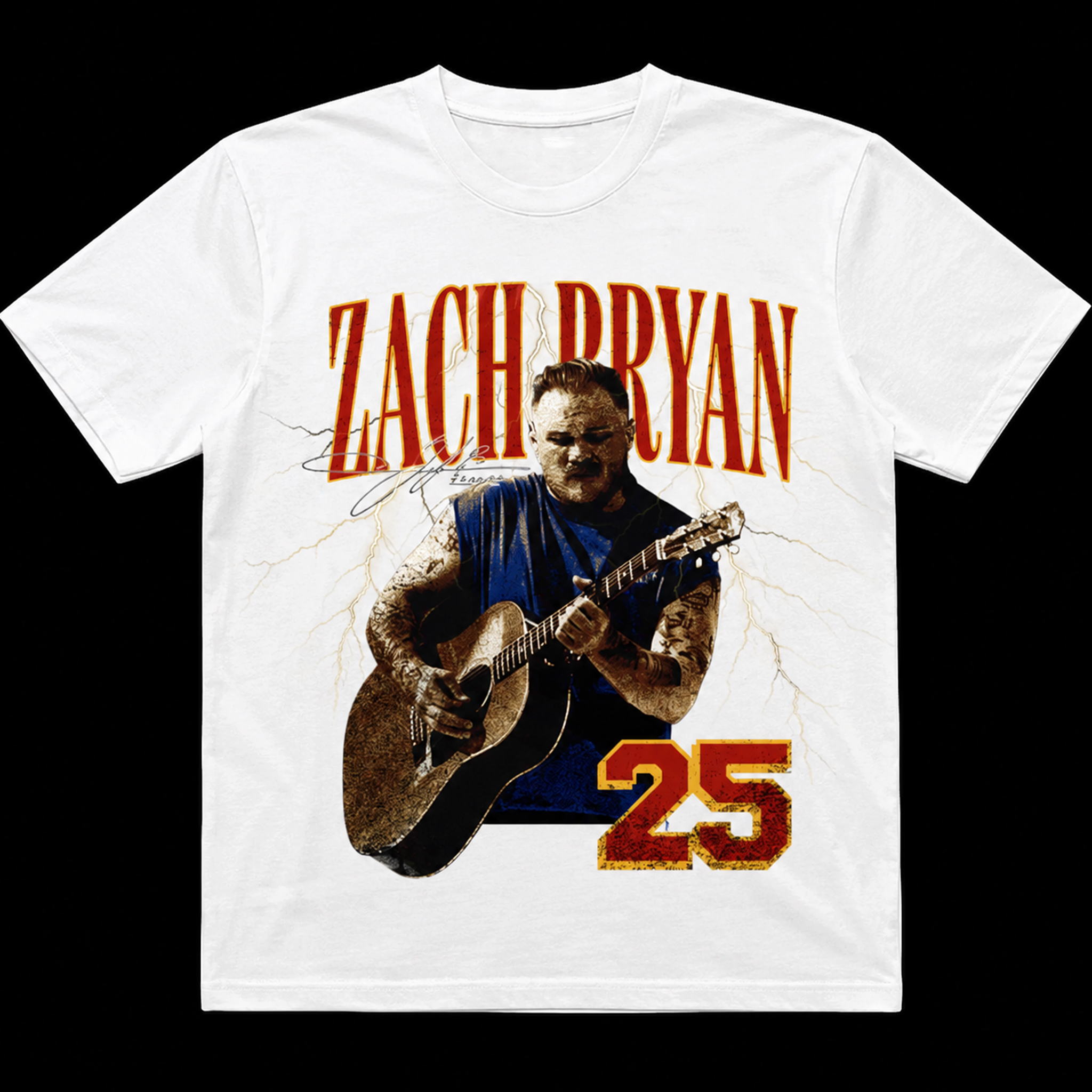 Zach Bryan 25 Vintage Bootleg Shirt | Country Music Fan Tee
