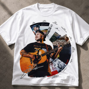 Zach Bryan Tour Dates Shirt | Vintage Collage Concert Tee
