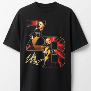 Zach Bryan Vintage Bootleg Style Shirt - ZB Red Lightning Concert Tee