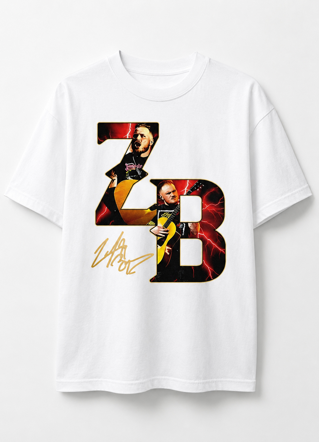 Zach Bryan Vintage Bootleg Style Shirt - ZB Red Lightning Concert Tee