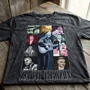Vintage Zach Bryan Bootleg Collage Graphic Tee