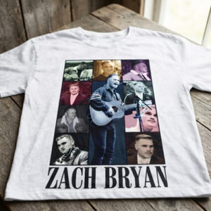 Vintage Zach Bryan Bootleg Collage Graphic Tee