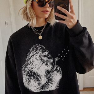 Boho Bigfoot Dandelion Graphic Tee - Gentle Sasquatch Nature Shirt