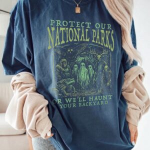 Protect Our National Parks Cryptid Tee - Mothman & Bigfoot Shirt