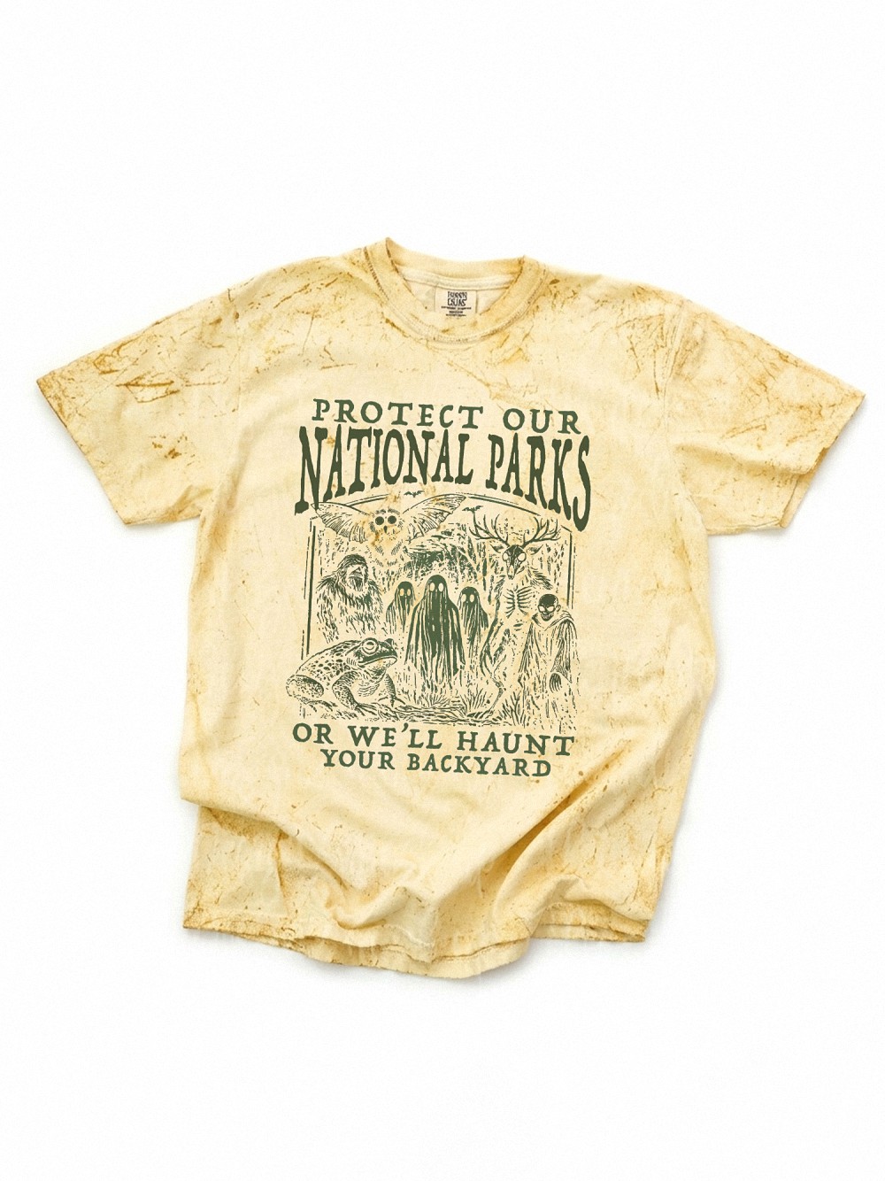 Protect Our National Parks Cryptid Tee - Mothman & Bigfoot Shirt