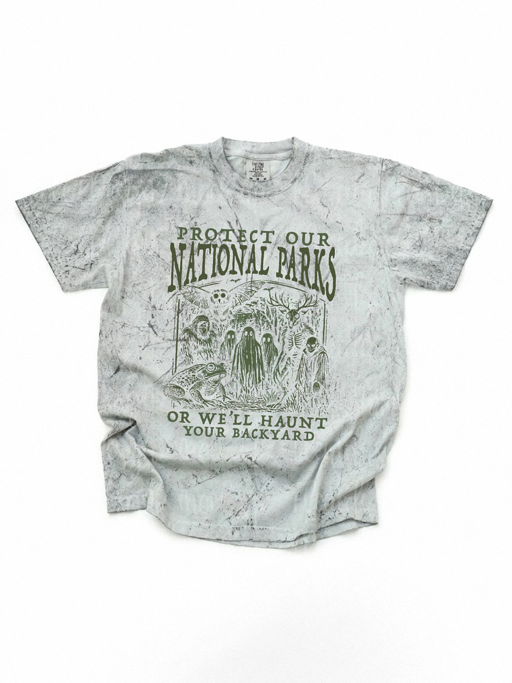 Protect Our National Parks Cryptid Tee - Mothman & Bigfoot Shirt
