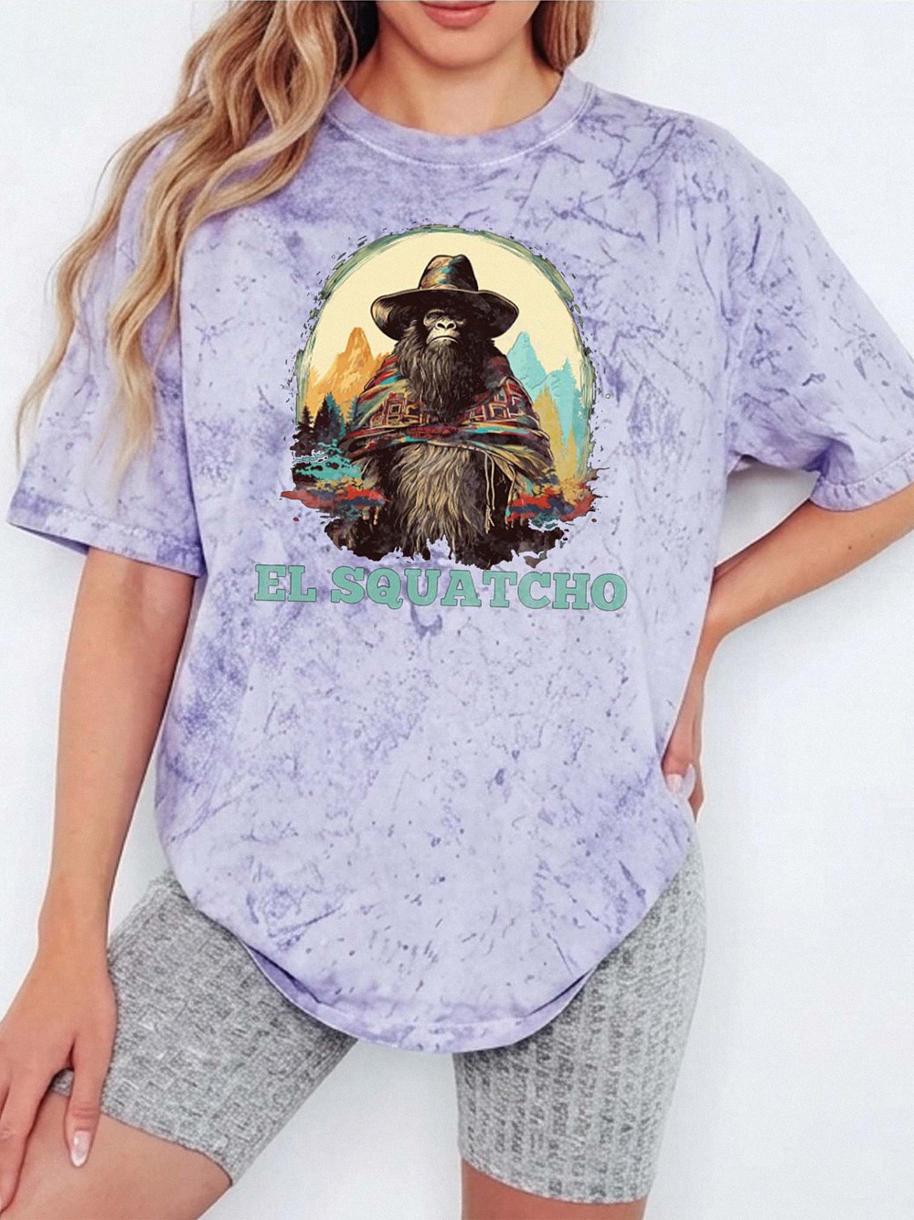 El Squatcho Bigfoot Cowboy Shirt Funny Western Cryptid Tee