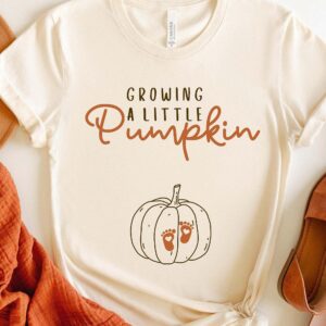 Growing a Little Pumpkin Shirt | Fall Pregnancy Announcement Tee