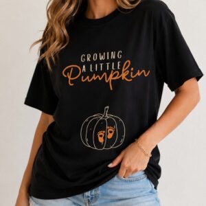 Growing a Little Pumpkin Shirt | Fall Pregnancy Announcement Tee