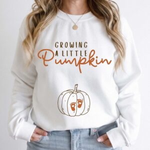 Growing a Little Pumpkin Shirt | Fall Pregnancy Announcement Tee
