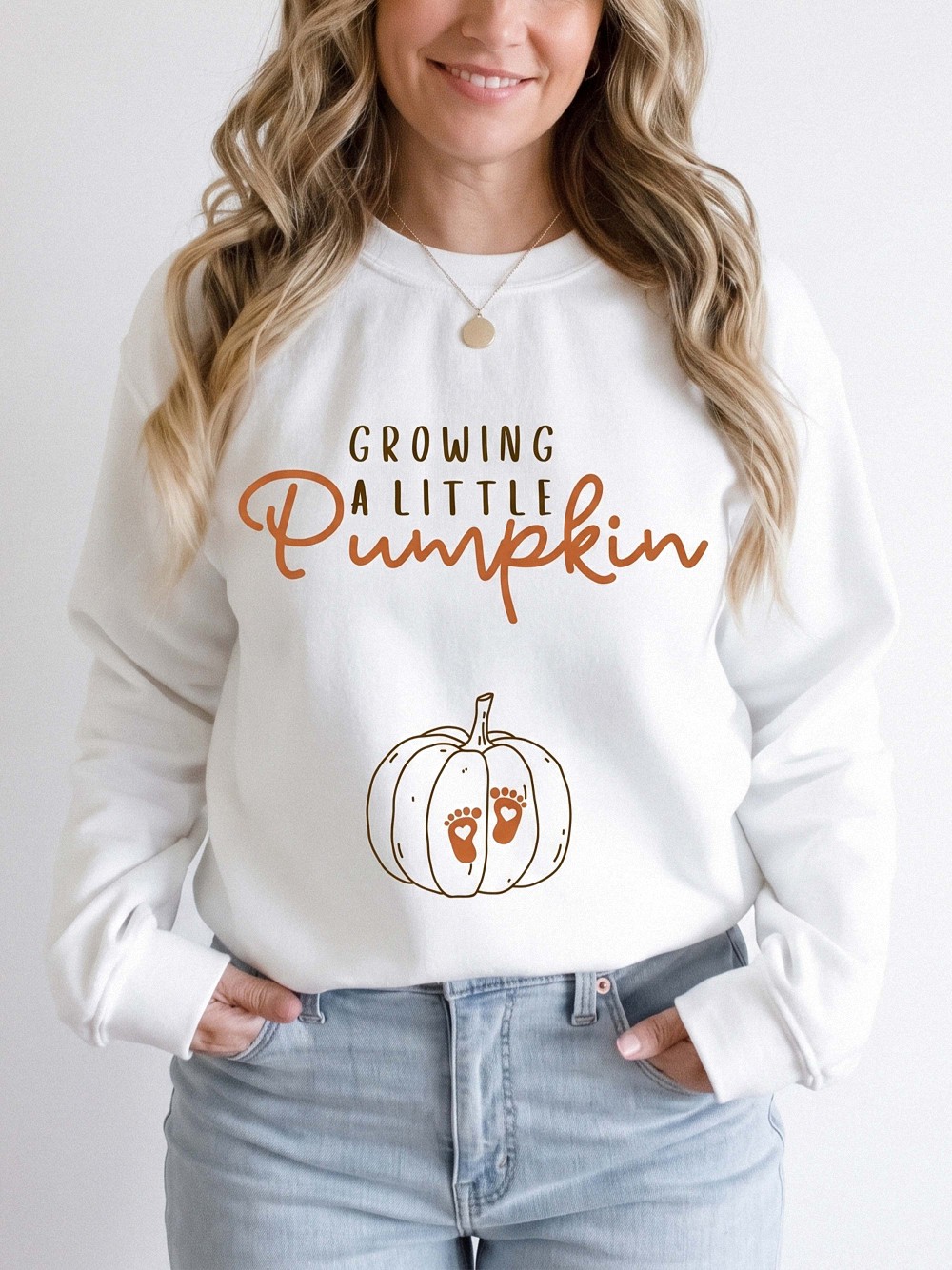 Growing a Little Pumpkin Shirt | Fall Pregnancy Announcement Tee