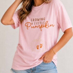 Growing a Little Pumpkin Shirt | Fall Pregnancy Announcement Tee