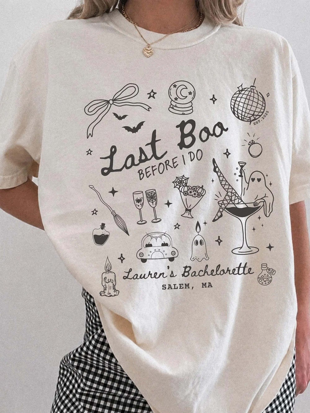 Lauren's Last Boo Before I Do Shirt - Salem Bachelorette Tee