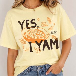 My Sweet Potato Is Pregnant Yes I Yam Matching Couples Shirts 2027