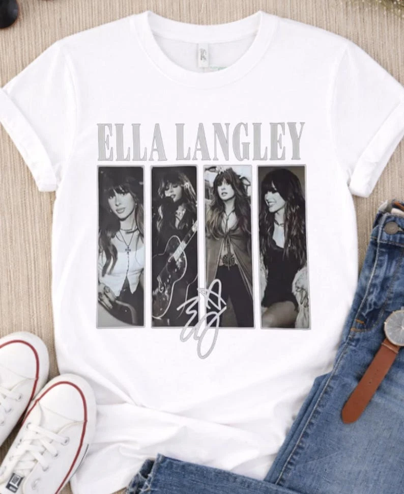 Ella Langley Signature Edition Vintage Photo T-Shirt Country Merch