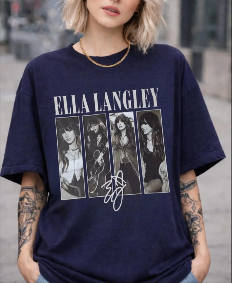 Ella Langley Signature Edition Vintage Photo T-Shirt Country Merch