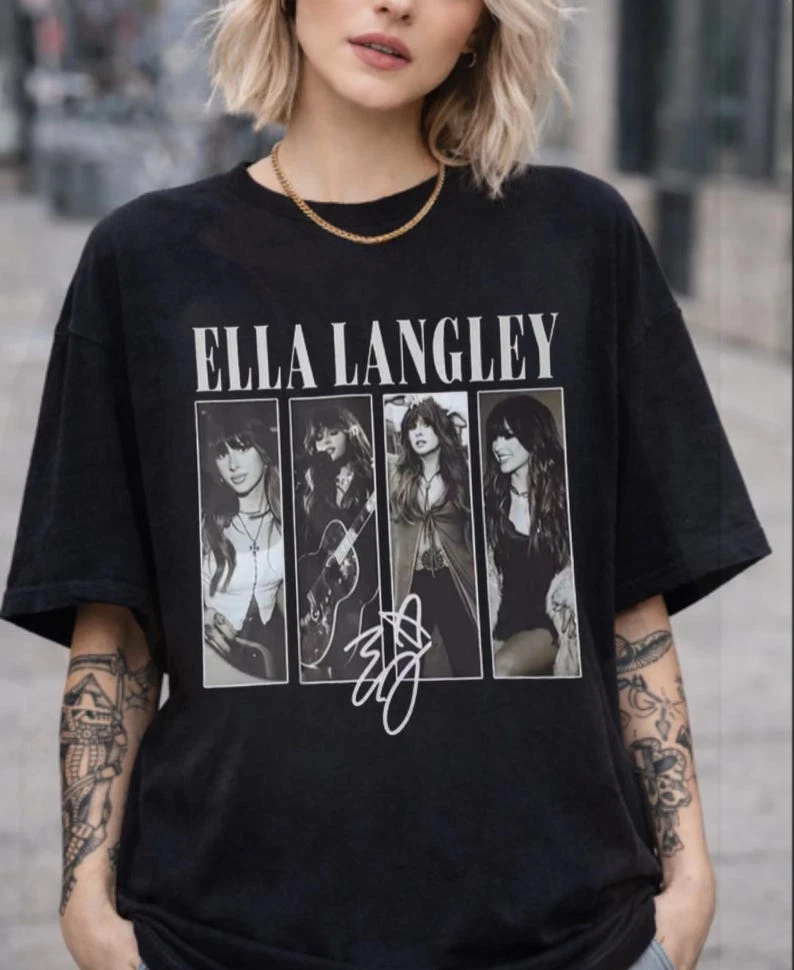 Ella Langley Signature Edition Vintage Photo T-Shirt Country Merch