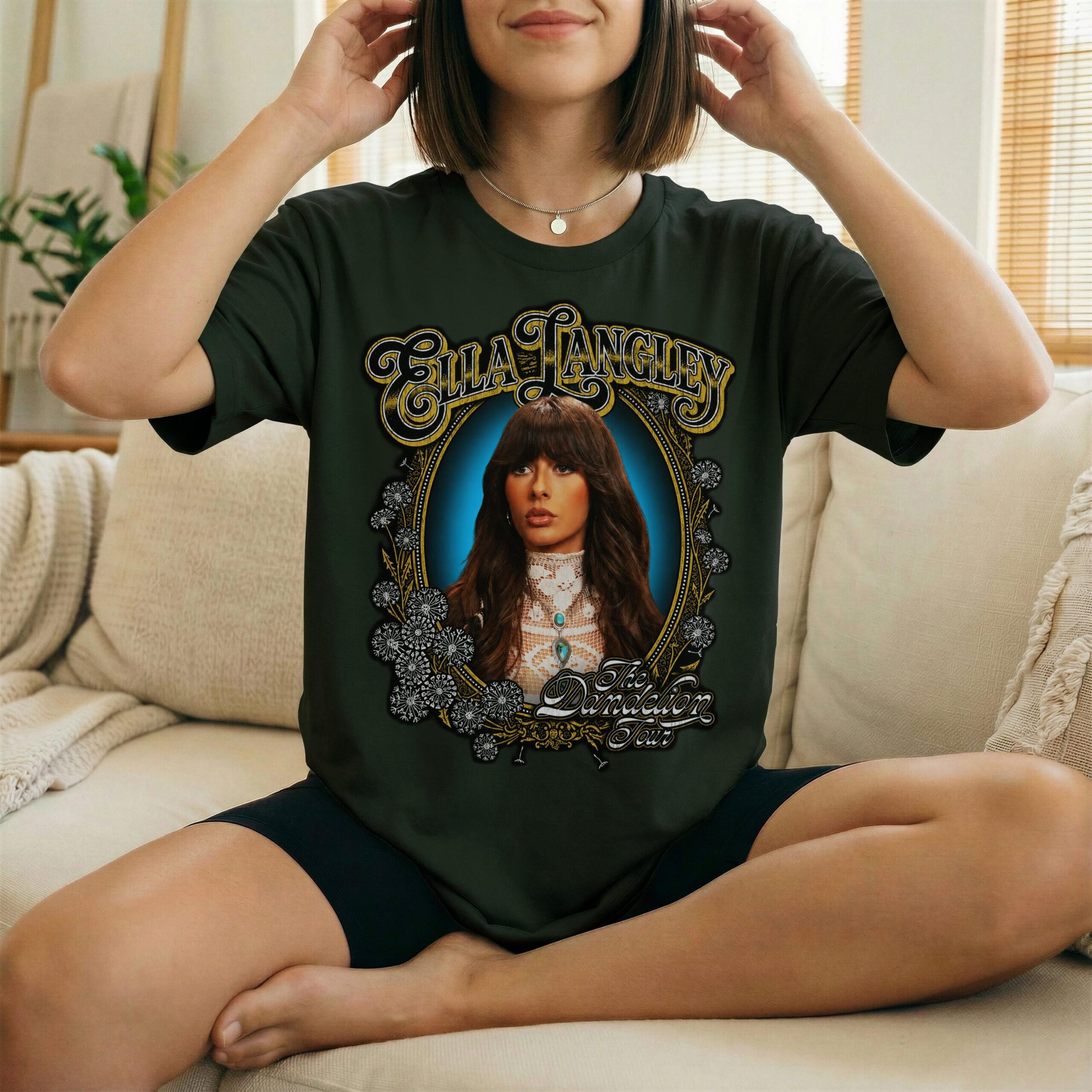 Ella Langley The Dandelion Tour Shirt Vintage Concert Graphic Tee