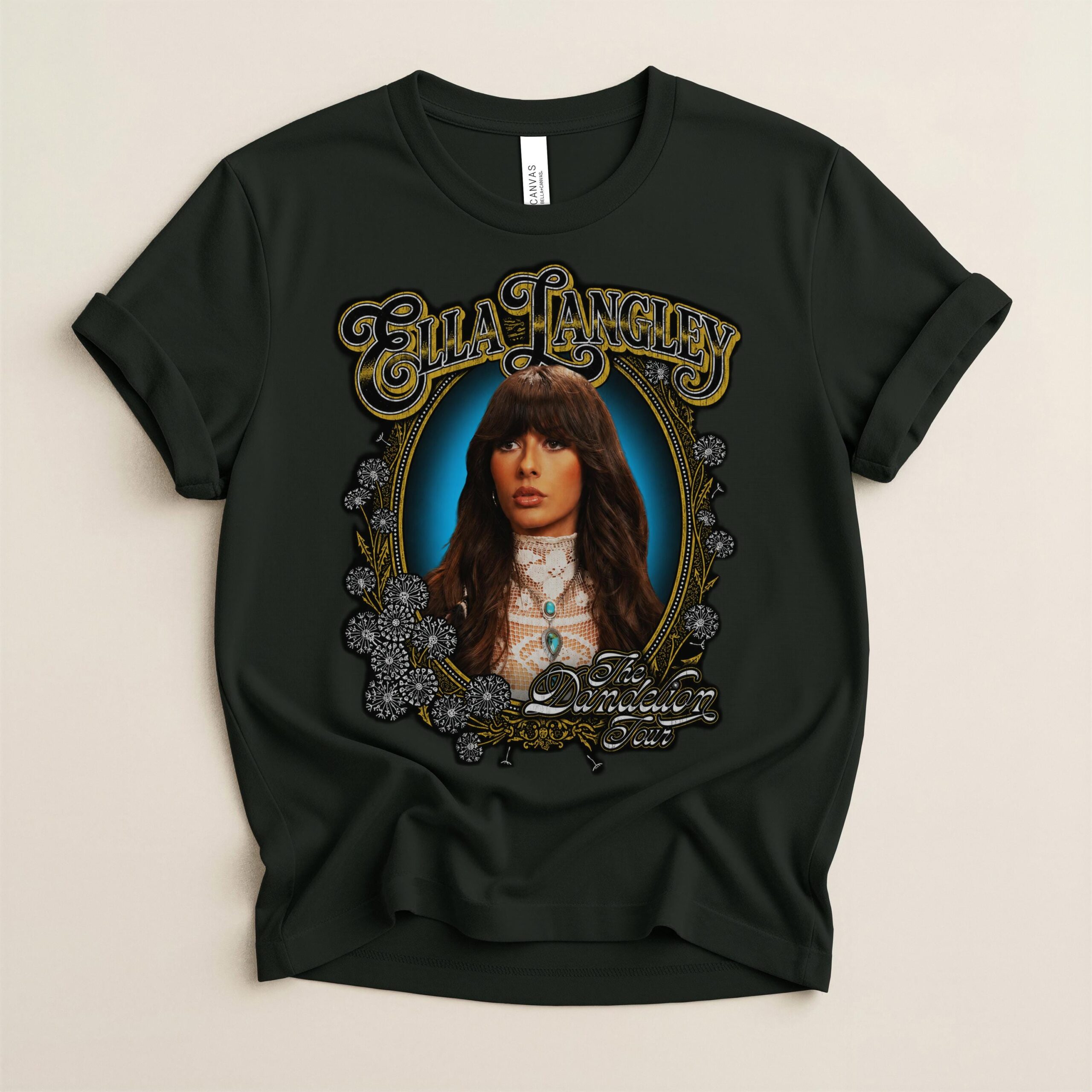Ella Langley The Dandelion Tour Shirt Vintage Concert Graphic Tee