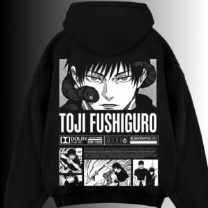 Toji Fushiguro Graphic Hoodie - JJK Anime Streetwear