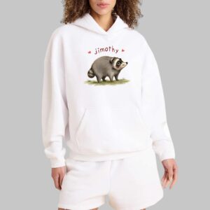 Jimothy Raccoon Shirt - Cute Funny Animal Meme Graphic Tee